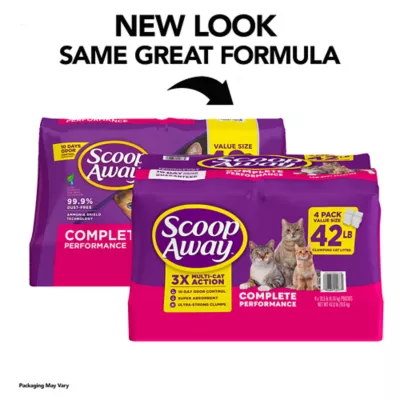 Product Scoop Away Complete Performance Clumping Cat Litter, Bag, 42 LB
