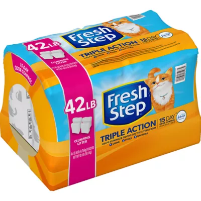 Product Fresh Step Triple Action Clumping Litter, Bag, 42 LB