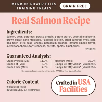 Product Merrick® Power Bites® Adult Dog Treats - Salmon, Corn Free, Gluten Free