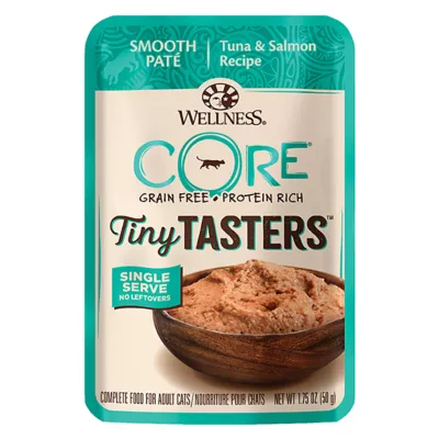 Product Wellness® CORE® Tiny Tasters Adult Cat Wet Food - Grain Free, Pate, Single Serve, 1.75 Oz