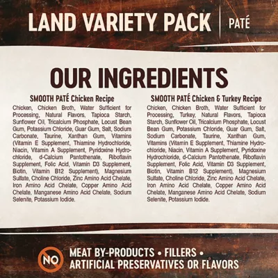 Product Wellness® CORE® Tiny Tasters Adult Cat Wet Food - Natural, Pate, Land Variety Pack, 12 CT, 21 OZ