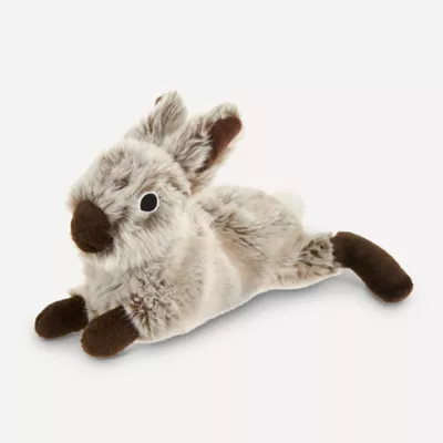 Product Joyhound® Crazy Comfy Realistic Rabbit Flattie Dog Toy - Crinkle, Squeaker