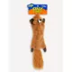 Product Joyhound® Crazy Comfy Realistic Fox Flattie Dog Toy - Crinkle, Squeaker