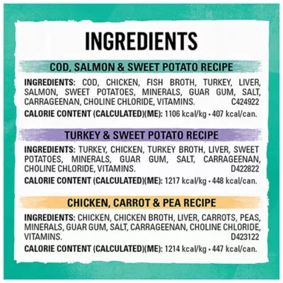 Product Beyond Grain Free Wet Dog Food, Ground Entrée Variety Pack, 368 g x 6