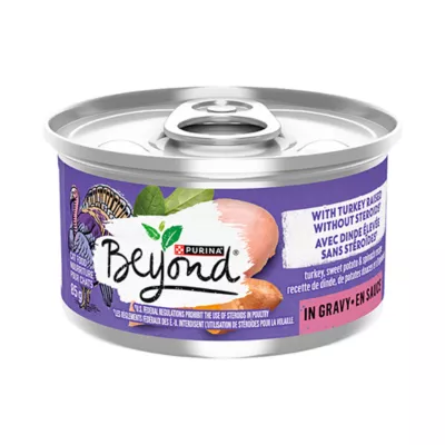 Product Beyond Adult Wet Cat Food In Gravy - Cage-Free Turkey, Sweet Potato & Spinach, 85 g