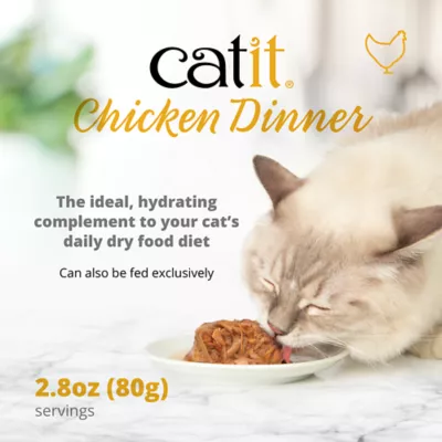 Product Catit® Chicken Dinner Adult Cat Food with Tilapia and Green Beans in Gravy