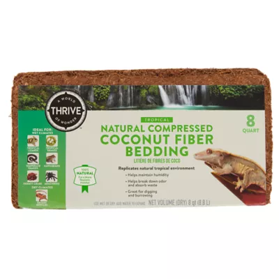 Product Thrive Natural Compressed Coconut Fiber Reptile Bedding