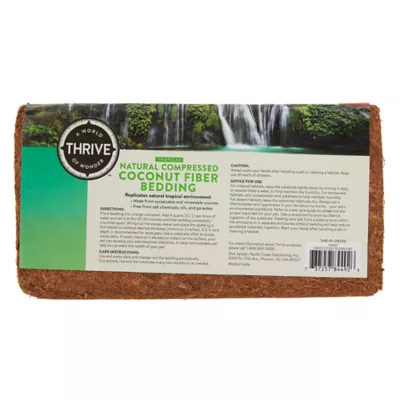 Product Thrive Natural Compressed Coconut Fiber Reptile Bedding