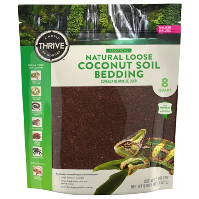 Product Thrive Natural Loose Coconut Soil Reptile Bedding
