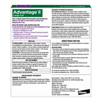 Product Advantage® II Over 9 lbs Cat Flea Prevention & Treatment