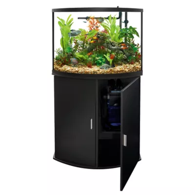 Product Top Fin Bowfront Aquarium & Stand Ensemble - 36 Gallon