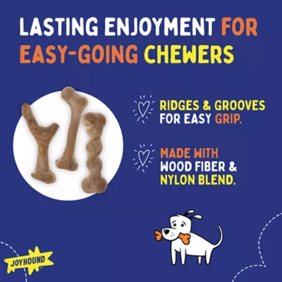 Product Joyhound® Boss Bones Dog Chew Toys - 3 Pack