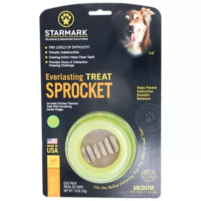Product Starmark® Everlasting Treat Sprocket Dog Toy - Chicken Flavor