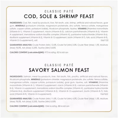 Product Fancy Feast®  All Life Stages Cat Wet Food - Classic Pate, Seafood, Variety Pack, 3 OZ