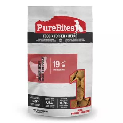 Product PureBites® RAW Freeze Dried Complete & Balanced Dog Food or Topper - Chicken