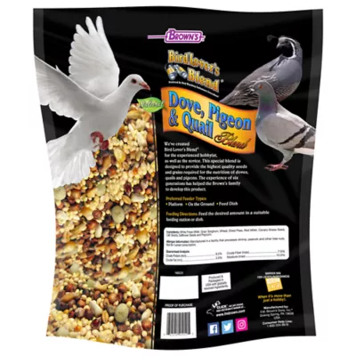 Product Brown's® BirdLover's® Blend Natural Dove, Pigeon, & Quail Blend Wild Bird Seed