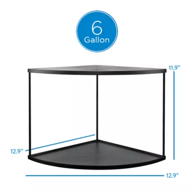 Product Top Fin® Corner Tank Aquarium Starter Kit - 6 Gallon