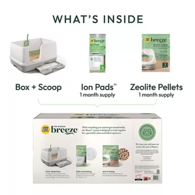 Product Purina Tidy Cats Breeze XL Cat Litter Box System Starter Kit - Litter Box, Pellets & Pads
