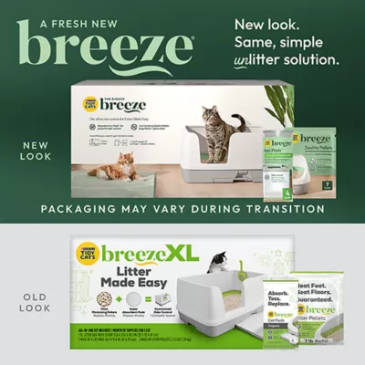 Product Purina Tidy Cats Breeze XL Cat Litter Box System Starter Kit - Litter Box, Pellets & Pads