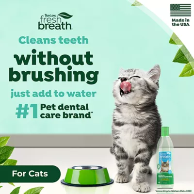 Product TropiClean® Fresh Breath® Dental Water Additive for Cats, 8oz