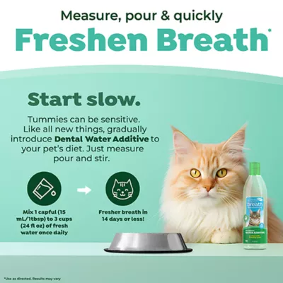 Product TropiClean® Fresh Breath® Dental Water Additive for Cats, 8oz