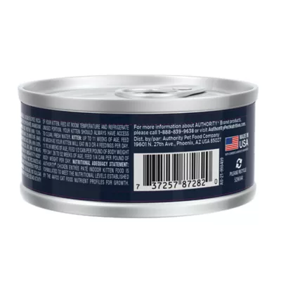 Product Authority® Everyday Health Indoor Kitten Cat Wet Food - 5.5 Oz, Pate, With-Grain