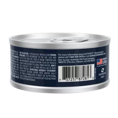 Product Authority® Everyday Health Indoor Cat Wet Food - 5.5 Oz, Pate, With-Grain
