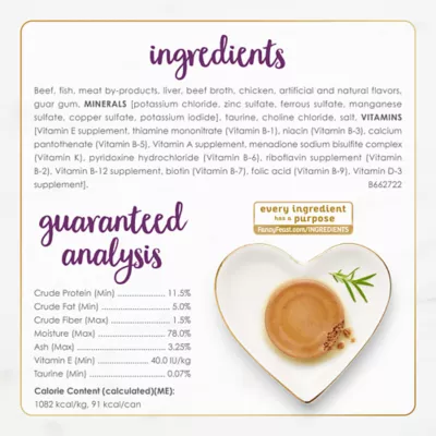 Product Fancy Feast® Senior Senior Cat Wet Food - 3.33 oz., High-Protein, Antioxidants