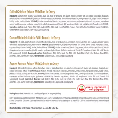 Product Fancy Feast® Petites All Life Stages Cat Wet Food - Topper, Variety Pack, 12 CT, 33.6 OZ