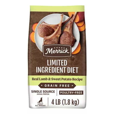 Product Merrick Dry Dog Food Limited Ingredient Diet, Grain Free - Lamb and Sweet Potato