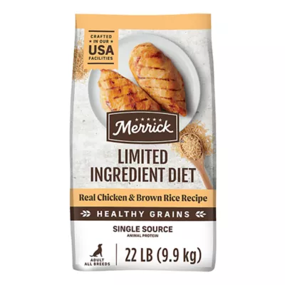 Product Merrick Limited Ingredient Diet Dry Dog Food- Natural, Healthy Grains, Chicken & Brown Rice