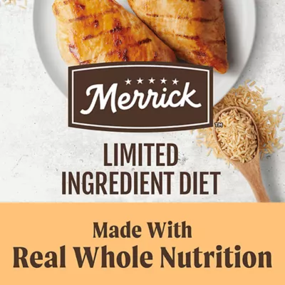 Product Merrick Limited Ingredient Diet Dry Dog Food- Natural, Healthy Grains, Chicken & Brown Rice
