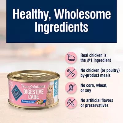 Product Blue Buffalo True Solutions Blissful Belly Digestive Care Wet Cat Food - Natural, 3 oz