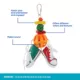 Product All Living Things® Rattling Bird & Sneaker Bird Toy