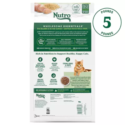 Product Nutro Wholesome Essentials ™ Kitten Dry Cat Food - Non-GMO, Natural, Chicken & Brown Rice