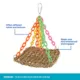 Product All Living Things® Grass Mat Bird Toy