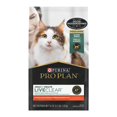 Product Purina Pro Plan LiveClear Allergen Reducing Adult Dry Cat Food - Salmon & Rice