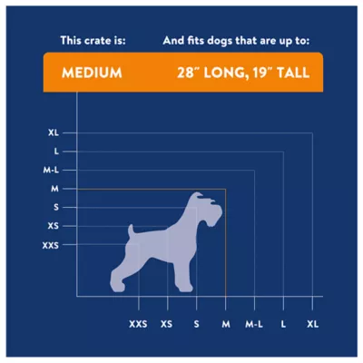 Product Top Paw® Double Door Folding Wire Dog Crate with Divider Panel