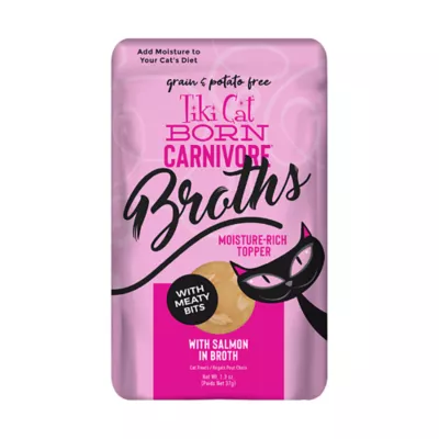 Product Tiki Cat® Born Carnivore® Broths Wet Cat Food Topper - Non-GMO, Grain Free, 1.3oz