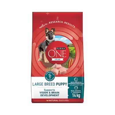 Purina ONE +Plus Large Breed Puppy Formula Dry Food Chicken