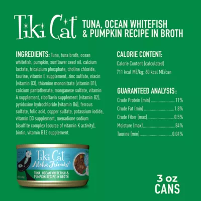 Product Tiki Cat® Aloha Friends™ Wet Cat Food - Non-GMO, Grain & Potato Free, 3oz