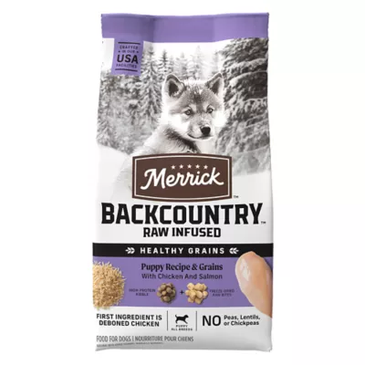 Product Merrick® Backcountry® Puppy Dry Dog Food - Natural, Freeze Dried Raw, Grains, Chicken & Salmon