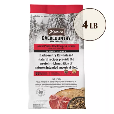 Product Merrick® Backcountry® Adult Dry Dog Food - Natural, Freeze Dried Raw, Grains, Beef, Lamb & Rabbit