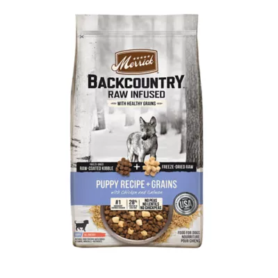 Product Merrick® Backcountry® Raw Infused Puppy Dry Dog Food - Healthy Grains, Chicken & Salmon