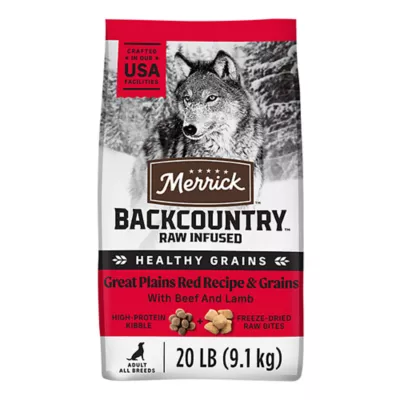 Product Merrick® Backcountry® Raw Infused Great Plains Red + Grains Adult Dry Dog Food - Beef, Lamb & Rabbit