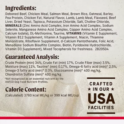 Product Merrick® Backcountry® Raw Infused Great Plains Red + Grains Adult Dry Dog Food - Beef, Lamb & Rabbit