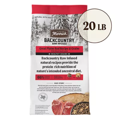 Product Merrick® Backcountry® Raw Infused Great Plains Red + Grains Adult Dry Dog Food - Beef, Lamb & Rabbit