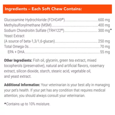 Product Nutramax® Cosequin® Joint Health Supplement for Senior Dogs - Maximum Strength Soft Chews - 60 Count
