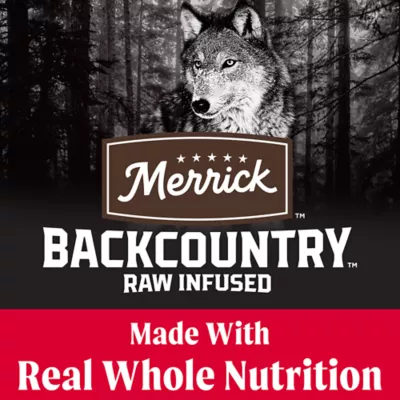 Product Merrick® Backcountry® Adult Dry Dog Food - Great Plains, Kibble, Freeze Dried Raw Pieces, Grain Free