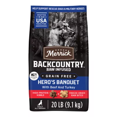 Product Merrick® Backcountry® Raw Infused Hero's Banquet Adult Dry Dog Food - Grain Free, Beef & Turkey